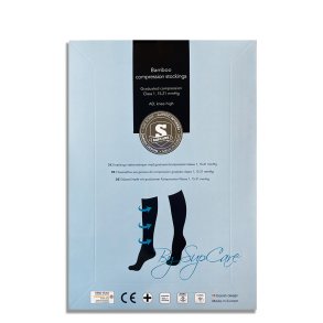Compression Stockings Bamboo, Beige